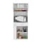 Tuhome Capienza Pantry Cabinet, Two Shelves, Double Door, One Drawer, Three Side Shelves, White ALB6481 - alternate 4